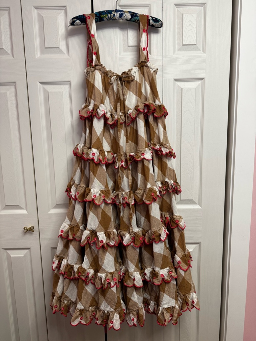 Innika Choo Frill Iva Biigdress Maxi - Ruffles Tier Dress size 2